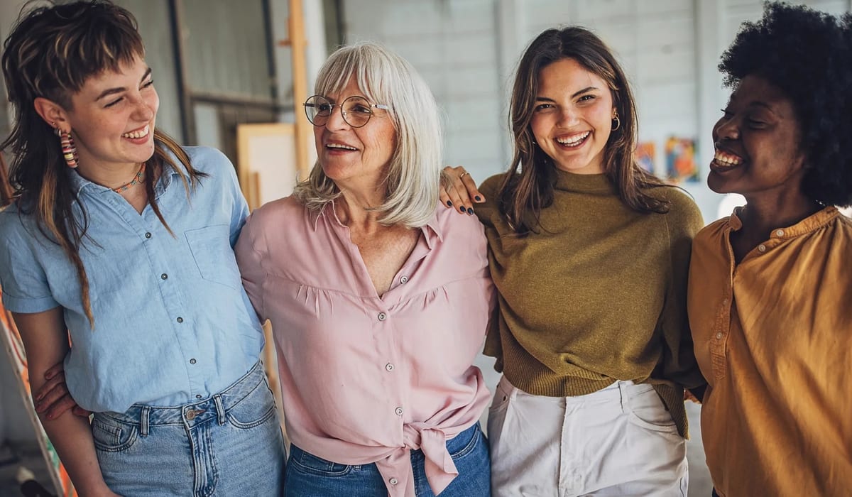 Women of Fabulous At Any Age — laughing, moving, thriving together